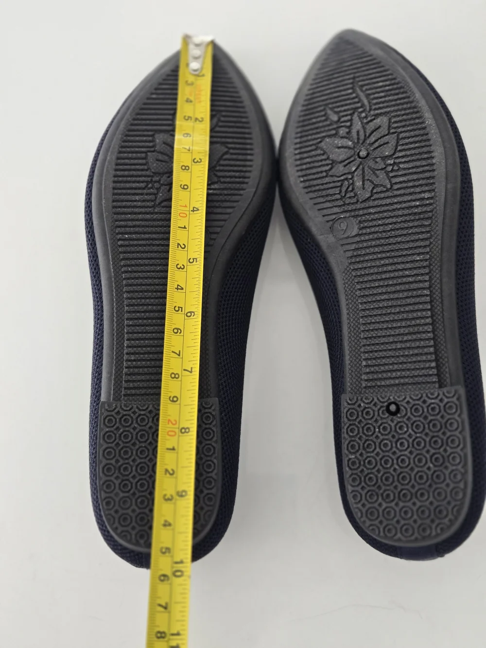 French Connection Navy Pointed Toe Knit Ballet Flats Size 9